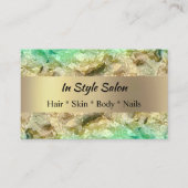 Aangepaste Folie Gold look Professional Visitekaar Visitekaartje (Voorkant)