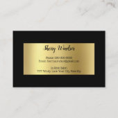 Aangepaste Folie Gold look Professional Visitekaar Visitekaartje (Achterkant)