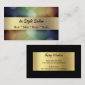 Aangepaste Folie Gold look Professional Visitekaar Visitekaartje (Voorkant / Achterkant)