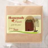 Aangepaste Folk Art Treat Labels (Insitu)