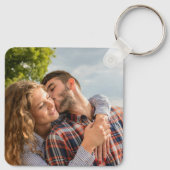 Aangepaste fona, liefde, gepersonaliseerd paar sleutelhanger (Achterkant)