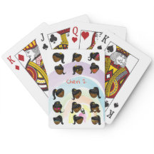 Aangepaste fonytail Girl-serie: Cheri 2-speelkaart