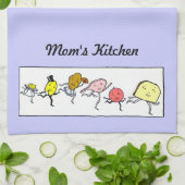 Aangepaste  Food Art Keukenhanddoek (Gevouwen)