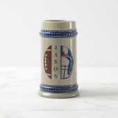 Aangepaste Football Beer Stein Bierpul (Center)