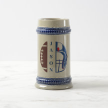 Aangepaste Football Beer Stein