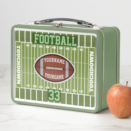 Aangepaste Football Classics on-Field Lunchbox (In situ)
