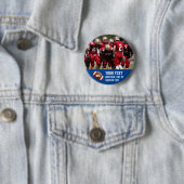 Aangepaste Football foto naam en nummer pinback kn Ronde Button 5,7 Cm (In situ)