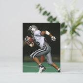 Aangepaste Football fotopoorten Briefkaart (Staand voorkant)
