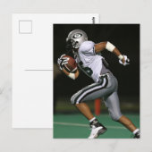 Aangepaste Football fotopoorten Briefkaart (Voorkant / Achterkant)