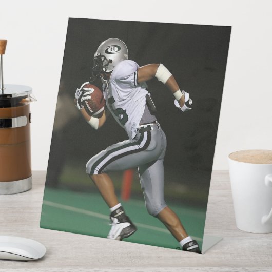 Aangepaste Football fotopoorten Reclamebord Met Voetstuk (Insitu)