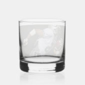 Aangepaste Football fotopoorten Whisky Glas (Achterkant)