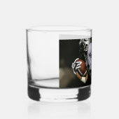Aangepaste Football fotopoorten Whisky Glas (Rechts)