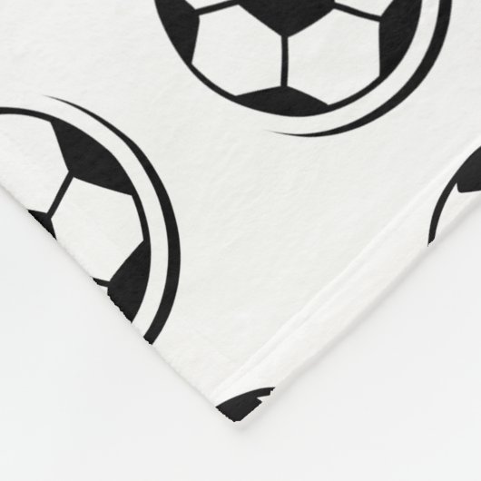 Aangepaste Football Gedrukt Afbeelding Game Lover  Fleece Deken (Hoek)