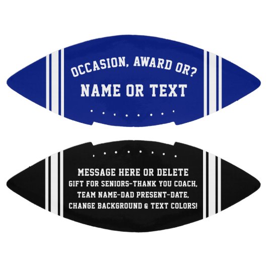 Aangepaste Football geschenken voor senioren, coac (Panelen)