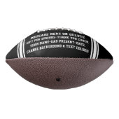 Aangepaste Football geschenken voor senioren, coac (Gedraaid 270)