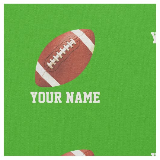Aangepaste Football groene verbinding Stof (Close Up)