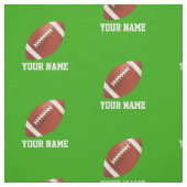 Aangepaste Football groene verbinding Stof (Swatch)