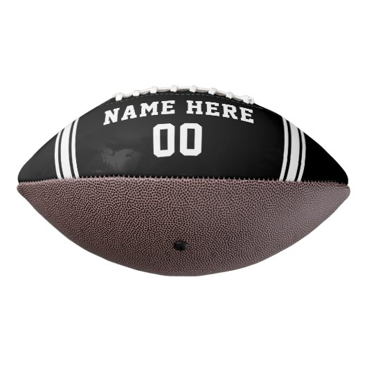 Aangepaste Football, Jouw tekst, KLEUREN wijzigen American Football (Gedraaid 270)