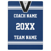 Aangepaste Football klemborden voor touringcars (Achterkant)