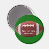 Aangepaste Football magneet - Gepersonaliseerd (Voorkant / Achterkant)