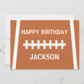 Aangepaste Football Player Ball Sports Happy Birth Kaart (Voorkant)