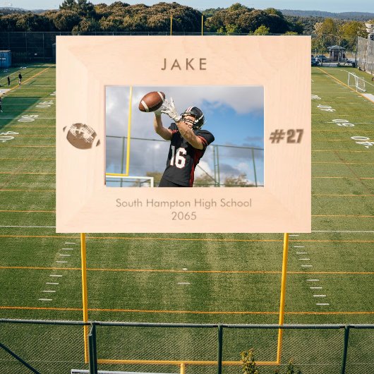 Aangepaste Football Player Gegraveerde Lijstjes