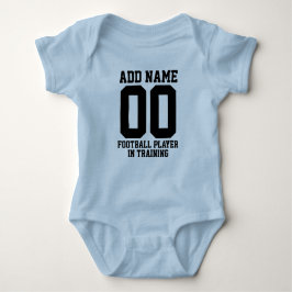 Aangepaste Football Player in training Romper