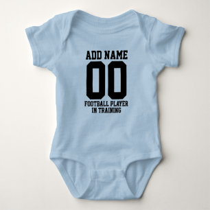 Aangepaste Football Player in training Romper