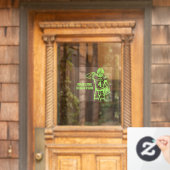 Aangepaste Football Player Window Cling Raamsticker (Huis Deur)