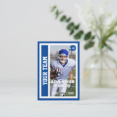 Aangepaste Football Quarterback Trading Kaart (bla Contactkaartje (Staand voorkant)