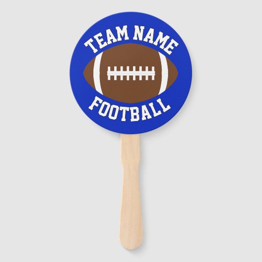 Aangepaste Football teamnaam en ondersteuning voor Handwaaier (Voorkant)