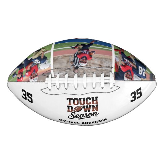 Aangepaste Football Touchdown Photo Collage (Voorkant)