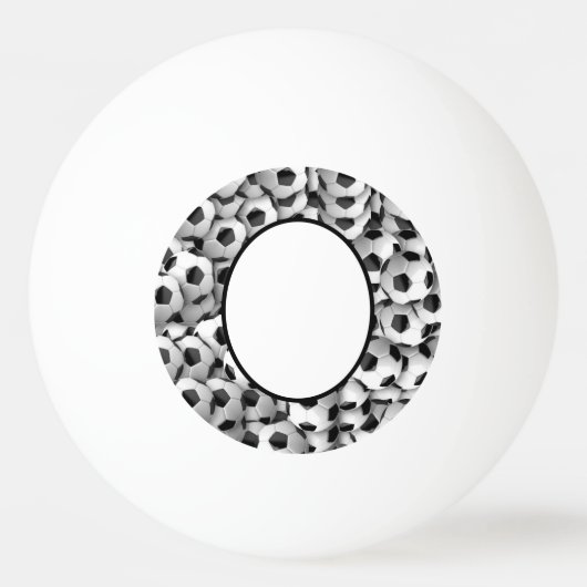 Aangepaste Football Voetbal Pingpongbal (Voorkant)