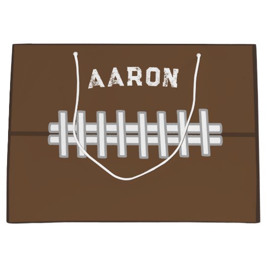 Aangepaste Football voor sport Groot Cadeauzakje (Voorkant)