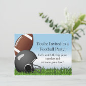 Aangepaste Football voor sportpartij Kaart (Staand voorkant)