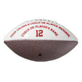Aangepaste Footballs 8 tekstvakken, uw kleuren (Gedraaid 270)