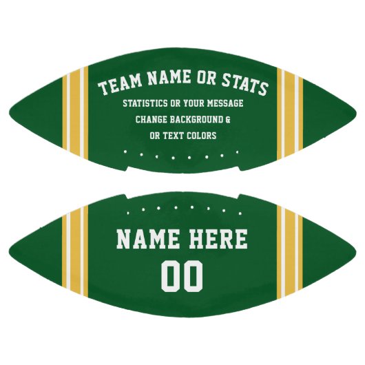 Aangepaste Footballs, Groen Football, Aanpassen American Football (Panelen)