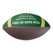 Aangepaste Footballs, Groen Football, Aanpassen American Football (Gedraaid 90)