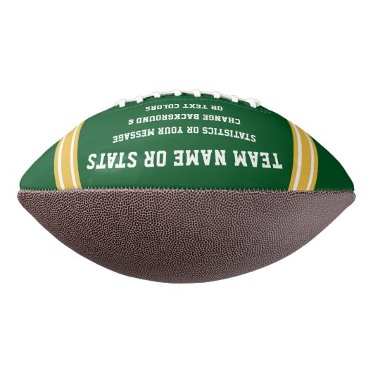 Aangepaste Footballs, Groen Football, Aanpassen American Football (Gedraaid 90)
