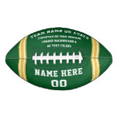 Aangepaste Footballs, Groen Football, Aanpassen American Football (Voorkant)