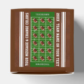 Aangepaste, Footballs ventilatorboxen, Football Bedankdoosjes (Bovenkant)