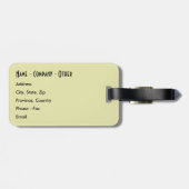 Aangepaste forel Gevist Bagagelabel (Achterkant horizontaal)