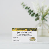 Aangepaste forel Gevist Visitekaartje (Staand voorkant)