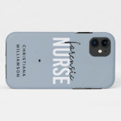 Aangepaste forensische verpleegster | Forensische  Case-Mate iPhone Case (Achterkant (horizontaal))