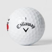 Aangepaste FORER-T-shirt en Fabulous! verjaardagsc Golfballen (Logo)