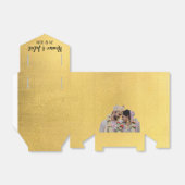 Aangepaste fortuinbox met lint bedankdoosjes (Uitgevouwen)