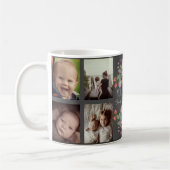 Aangepaste fotale foto, bord en tekst koffiemok (Links)