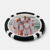 Aangepaste Foto 100 Waarde Zwart Rood Plaid Kerstm Poker Chips (Enkel)