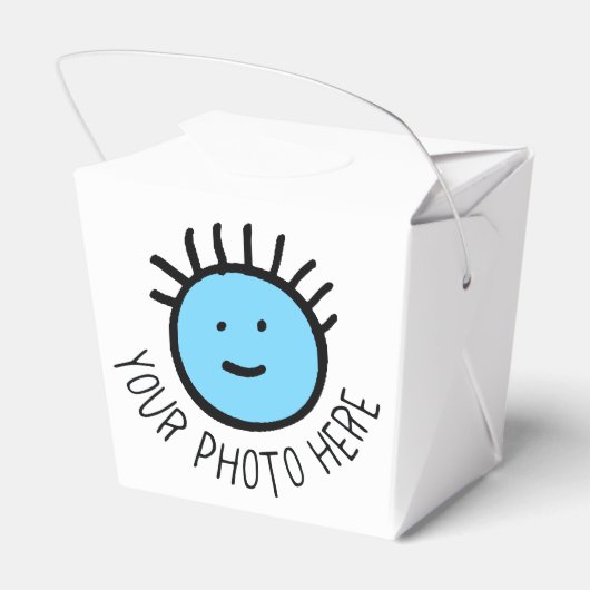 Aangepaste foto 10 NEEM FAVOR BOX Blanco Sjabloon Bedankdoosjes (Achterkant)