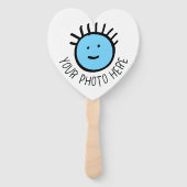 Aangepaste foto 10 x HARDE KANTEN, Sjabloon VOOR F Handwaaier (Achterkant)